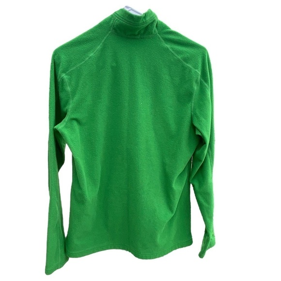 KOPPEN Green Pullover Fleece 1/2 Zip Sweatshirt Activewear womens large - Picture 2 of 6